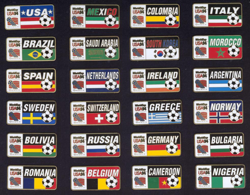 FIFA World Cup USA '94 - Very large Country Pins